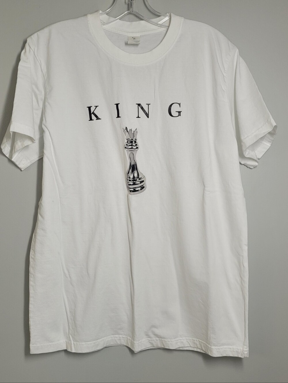 KING Graphic Crewneck Tee - White